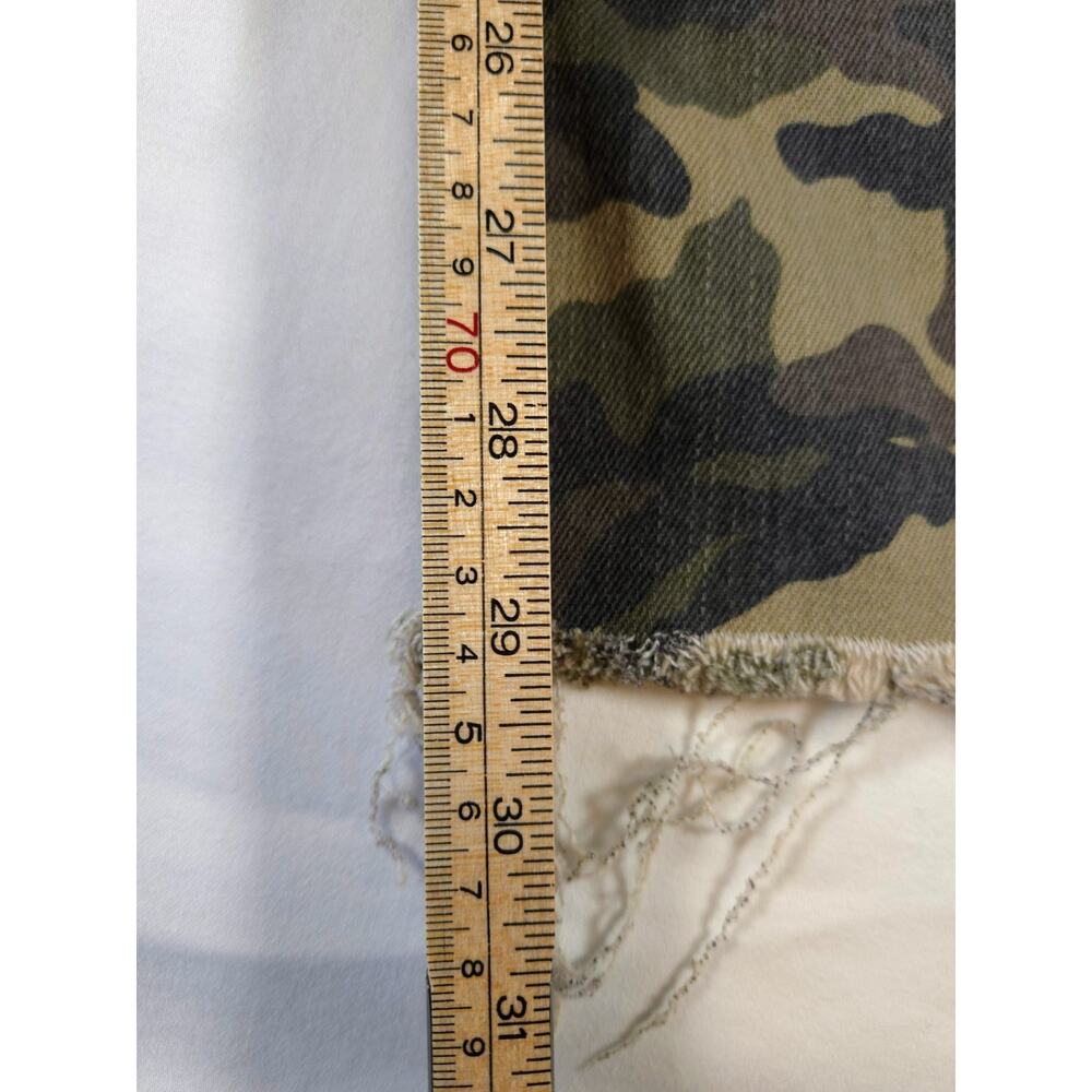 Hidden Los Angeles Alyx Low Slung Baggy Jeans Camo Size 27 Raw Hem - Picture 5 of 12